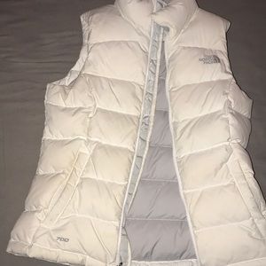 White North Face Vest